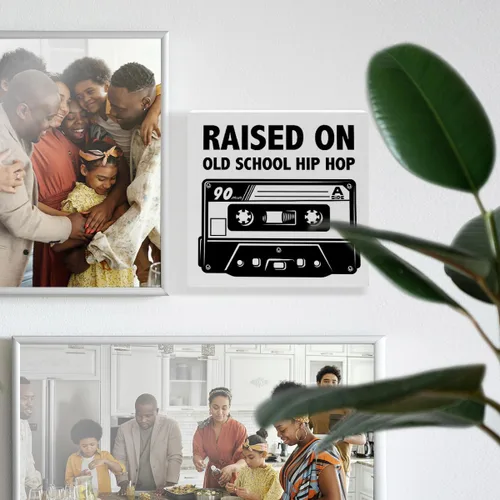 Vista 4 de Regalos para amantes de la música urbana del hip hop de los años 90, para afroamericanos, mujeres y hombres, rapero, retro, vintage, de los 90