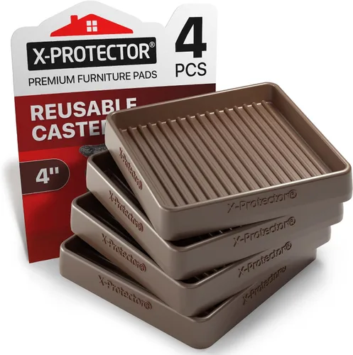Vista 8 de Copas X-PROTECTOR para muebles – Copas de ruedas de 1.7 pulgadas 4 piezas