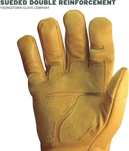 Vista 5 de Youngstown Glove - Guantes de trabajo de invierno impermeables para hombre, forrados de kevlar, resistentes a pinchazos y cortes, clasificación