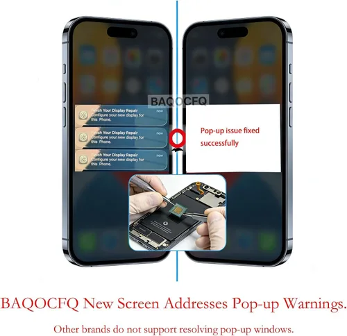 Vista 2 de 【Fixes Screen Pop-Ups】 Soft LTPO OLED for iPhone 14 pro max Screen Repl.