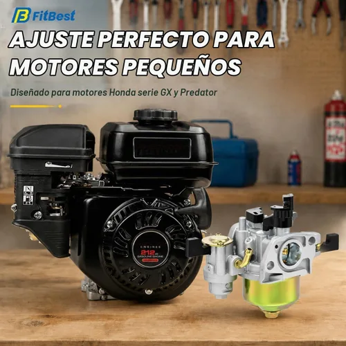 Vista 3 de FitBest, carburador con juntas para Harbor Freight Predator 6,5 HP 212 CC, motor Go Kart OHV