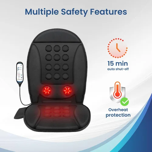 Vista 5 de COMFIER Masajeador de pies con calor y vibración masajeador de espalda para silla