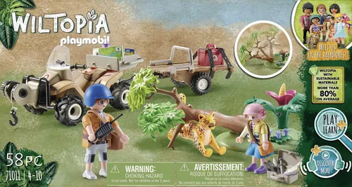 Vista 3 de Playmobil Wiltopia Animal Rescue Quad