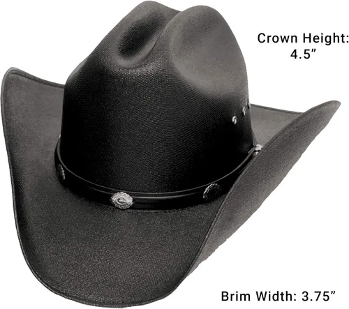 Vista 2 de WESTERN EXPRESS - Sombrero de vaquero de paja para hombre