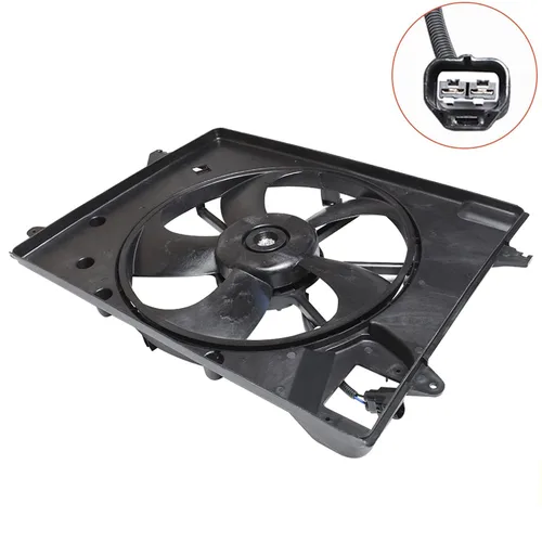 Vista 7 de Reemplazo del ventilador de enfriamiento del condensador del radiador para Sonata 2.4L 2.4L HY3115151 25380C2000 2015-2017