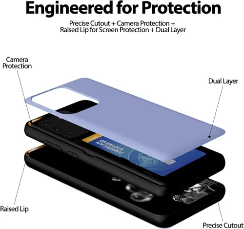 Vista 5 de GOOSPERY Parachoques magnético para puerta compatible con Galaxy S20 Ultra, funda tipo billetera con tarjetero, cierre automático por iman, funda