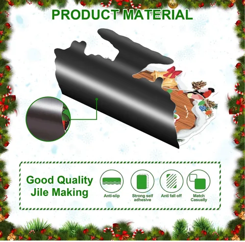 Vista 6 de 12 Piezas de Imanes de Navidad para Refrigerador, Decoración Magnética para Nevera, Calcomanías de Coche de Navidad, Imanes de Árbol de Navidad