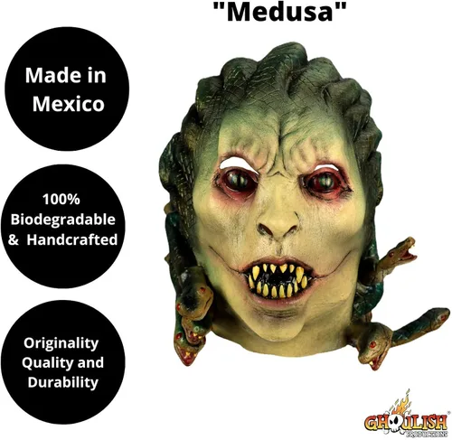 Vista 2 de Ghoulish Masks Medusa Adult Mask