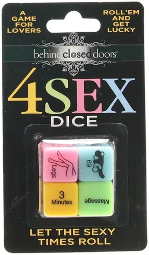 Vista 6 de Little Genie Producciones LIG72592: 4 dados sexuales