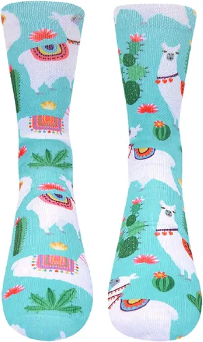 Vista 5 de Calcetines divertidos para hombre y mujer, diseño impreso en 3D, calcetines de vestir con diseño de animales para perros y gatos, calcetines de tubo