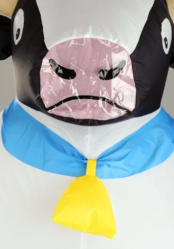 Vista 5 de Disfraz inflable de vaca manchada para adultos