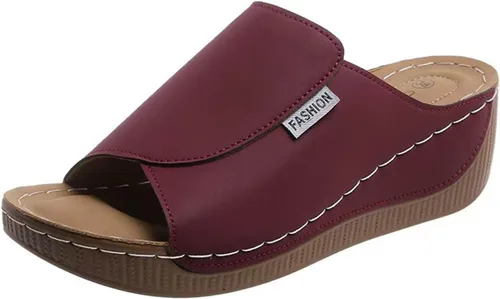 Vista 8 de Sandalias ortopédicas para mujer con soporte para el arco, sandalias cómodas para caminar, sandalias ortopédicas de verano