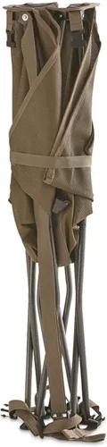 Vista 5 de Guide Gear Cama con marco de cama elevado, sofá elevado para mascotas al aire libre, cuna, malla Dura marrón