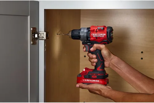 Vista 7 de CRAFTSMAN V20 Kit de taladro/destornillador de 1/2 pulgada con 2 baterías y cargador (CMCD725D2)