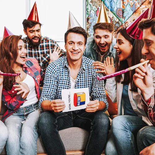 Vista 5 de Divertida tarjeta de cumpleaños para hombres o mujeres, para novio, novia, novio, novia, novio, marido, esposa, hermana, hermano, etc. para él