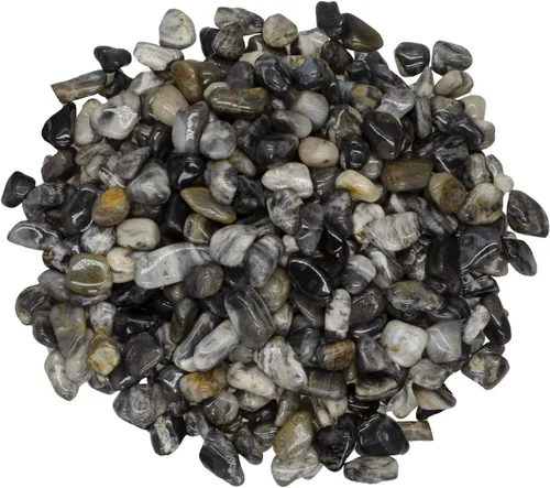 Vista 14 de Hypnotic Gems Materiales: 1 libra de piedras pulidas de ónix negro de África - XX pequeño - 0.40" a 0.60" - Rocas pulidas y piedras preciosas