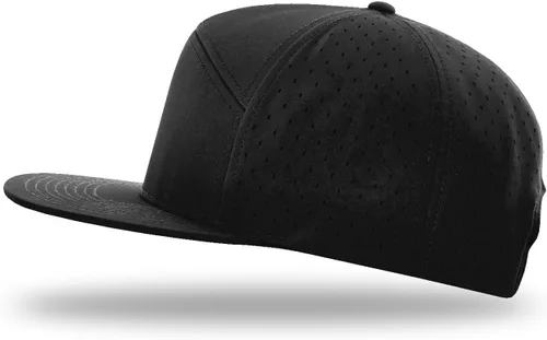 Vista 3 de Richardson 169 Cannon 7-Panel Hi Profile y tapa perforada con láser Banda para el sudor Stay-Dri con cierre ajustable