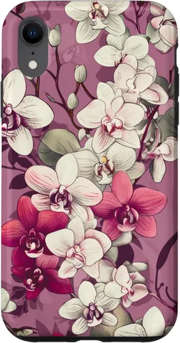Vista 25 de Orchid Flowers Purple Pink Floral Case for iPhone 17