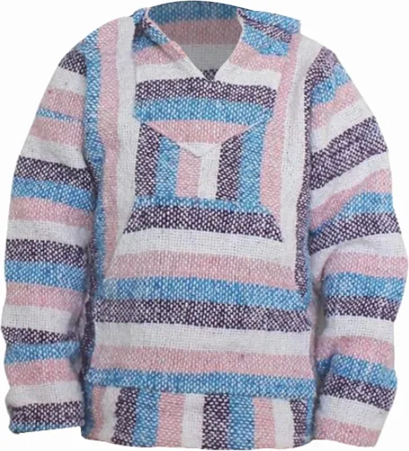 Vista 2 de Suéter con capucha Mexicana Baja para niños y niñas