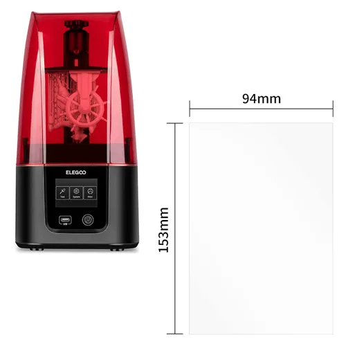 Vista 2 de Chitu Systems 3 películas protectoras para Elegoo Mars 3/Mars 3 Pro y otras impresoras 3D de resina de 6.6 pulgadas 6.024 x 3.701 in, protector