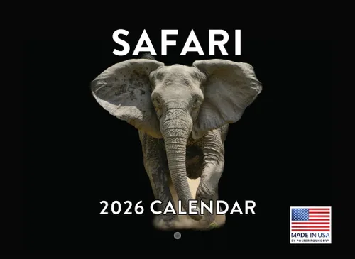 Vista 106 de Calendario mensual de pared de alpaca 2025 Fabricado en Estados Unidos