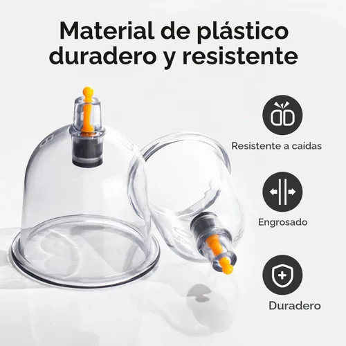 Vista 3 de Scienlodic Juego de ventosas de 12 piezas, juego de terapia de ventosas eléctricas con bomba, ventosas profesionales de ventosas al vacío, inicio