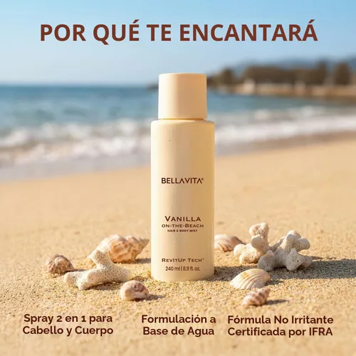Vista 6 de BellaVita Luxury Vanilla Hair & Body Mist 8.1 fl oz Para Mujer