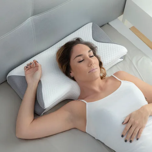 Vista 5 de Almohada Viscoelástica Cervical con Contorno Ergonómico Conforti InnovaGoods