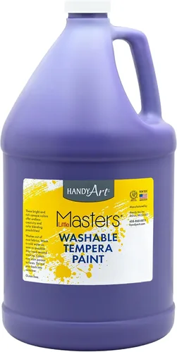 Vista 57 de Handy Art Little Masters - Pintura lavable, 16 onzas, color negro Bright & Mixable, High Opacity, Washable Colors for Classroom, Students, Kids