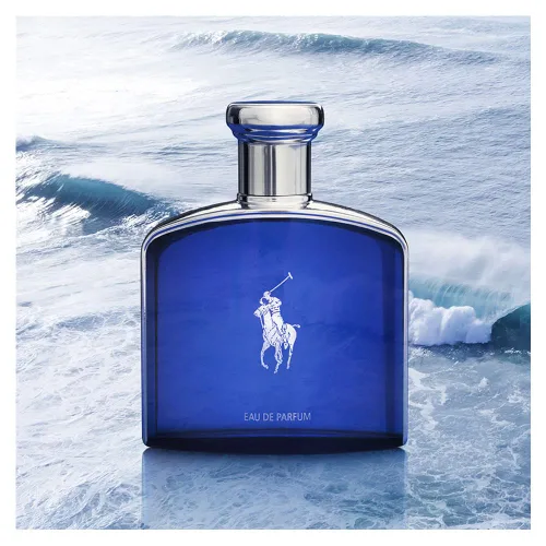 Vista 3 de Ralph Lauren P o l ô Blue Eau de Toilette Spray, para hombre EDT 4.2 fl oz, 125 ml