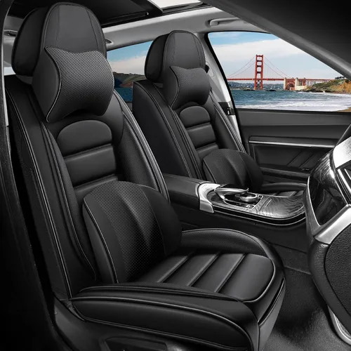Vista 31 de Funda de cuero de 2 asientos para Mazda CX-3 CX-30 CX-5 CX-50 MX-30, antideslizante, impermeable, resistente al desgaste, funda universal