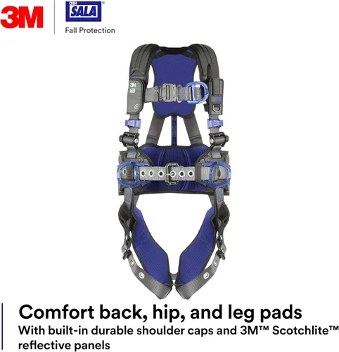 Vista 10 de DBI-SALA Arnés de seguridad para escalada/posicionamiento de distribución de peso de construcción 3M Comfort