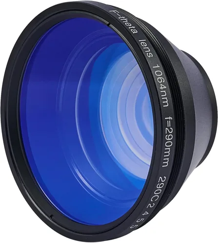 Vista 8 de OMTech Lente F Theta para grabadores láser de fibra, lente de escaneo óptico de repuesto de 11.811 x 11.811 in para máquinas de grabado de marcado