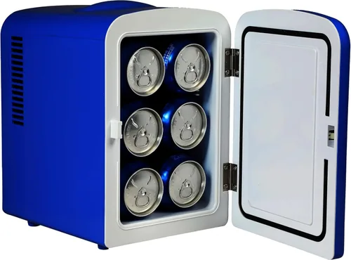 Vista 6 de CURTIS - Mininevera de Pepsi de 6 latas, AZUL, 4 litros