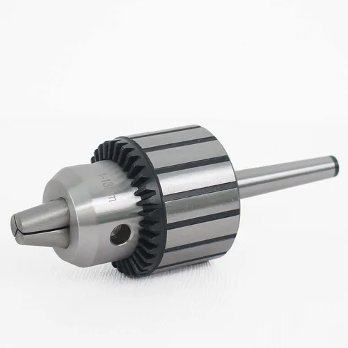 Vista 4 de Portabrocas de 1/32" a 1/2" con eje cónico Morse MT1-JT33, portabrocas resistente con llave de mandril