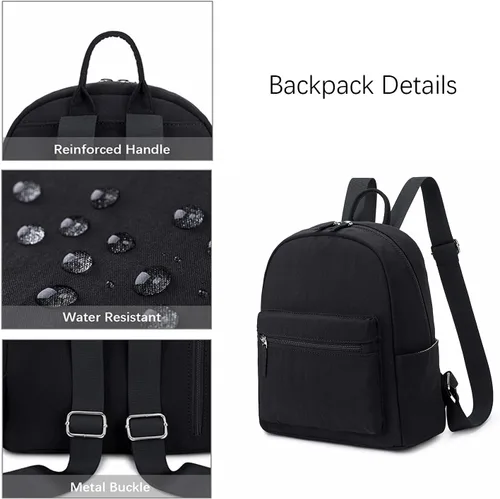 Vista 6 de Ecodudo Mini mochila monedero para mujeres, adolescentes y niñas, bolsa de moda pequeña, mini
