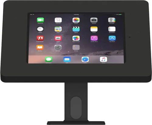 Vista 2 de VidaMount Caja cubierta con botón para el hogar y soporte giratorio e inclinable para escritorio/mesa [paquete] compatible con iPad mini 1/2/3