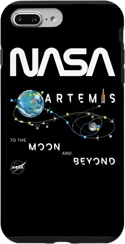 Vista 12 de NASA Artemis Mission Exploration Insignia Worm Logo Case for iPhone 17