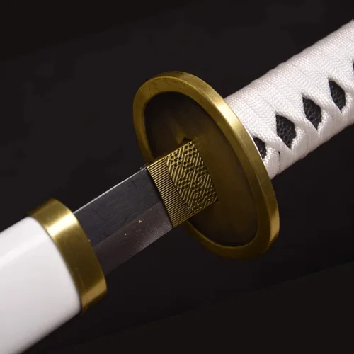 Vista 4 de Sword Fort - Espada de anime japonés katana hecha a mano, espada samurái, Roronoa Zoro, Kitetsu, Shusui, Wado Ichimonji