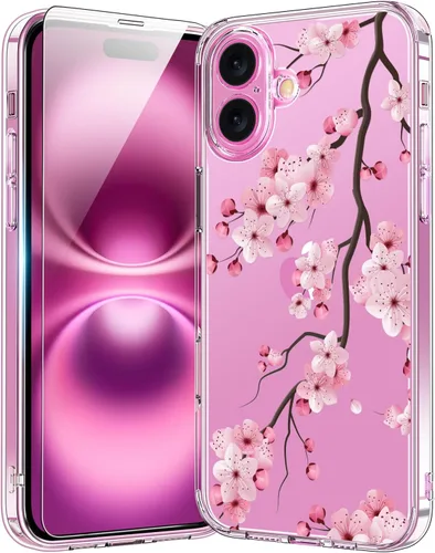 Vista 88 de bicol - Funda protectora a prueba de golpes para iPhone 15 Plus, funda delgada de acrílico transparente y diseños modernos para niña y mujer, 6.7