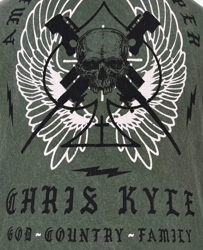 Vista 6 de Howitzer Style Camiseta Hombre Chris Kyle Spade Military Grunt MFG