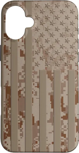 Vista 21 de iPhone 11 Epic US Flag Desert Digital Camuflaje American Tactical 3 Caso