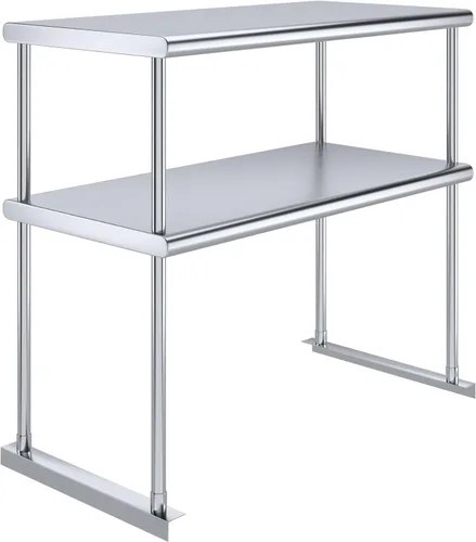 Vista 13 de NSF - Estantería doble de acero inoxidable