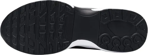 Vista 6 de FENLERN - Zapatos con punta de acero para mujer, tenis de seguridad ligeros con amortiguación de aire, zapatos de trabajo resistentes, fáciles