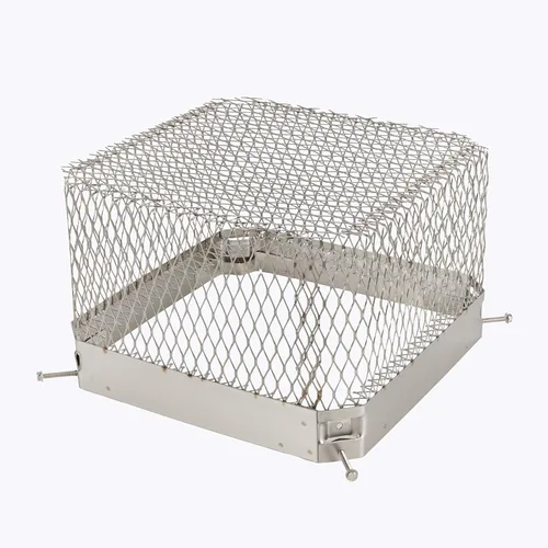 Vista 9 de HY-C RS99 Pantalla de mapache de acero inoxidable, 9 "x 9" x 6
