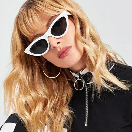 Vista 3 de Clout - Gafas de sol estilo vintage estilo retro con ojo de gato para mujer