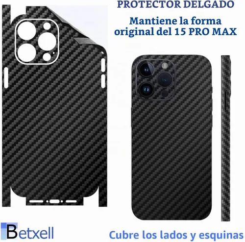 Vista 2 de 15 PRO MAX Skin Wrap 3M Película protectora para lados y espalda (fibra de carbono)