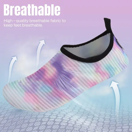 Vista 3 de YALOX - Zapatos acuáticos, de secado rápido, sensación de pies descalzos, para mujer y hombre calcetines acuáticos para exterior, playa, natación