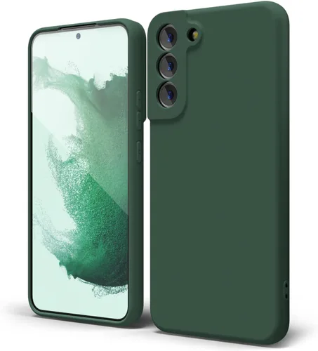 Vista 258 de oakxco Funda para teléfono Samsung Galaxy S8 de silicona líquida, delgada y fina de gel de goma suave TPU cubierta protectora simple llana