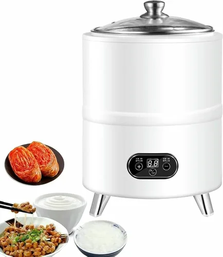 Vista 8 de Fabricante comercial de yogur, máquina automática de fermentación de yogur, fermentador eléctrico para vinagre de frutas, yogur, natto, vino de arroz